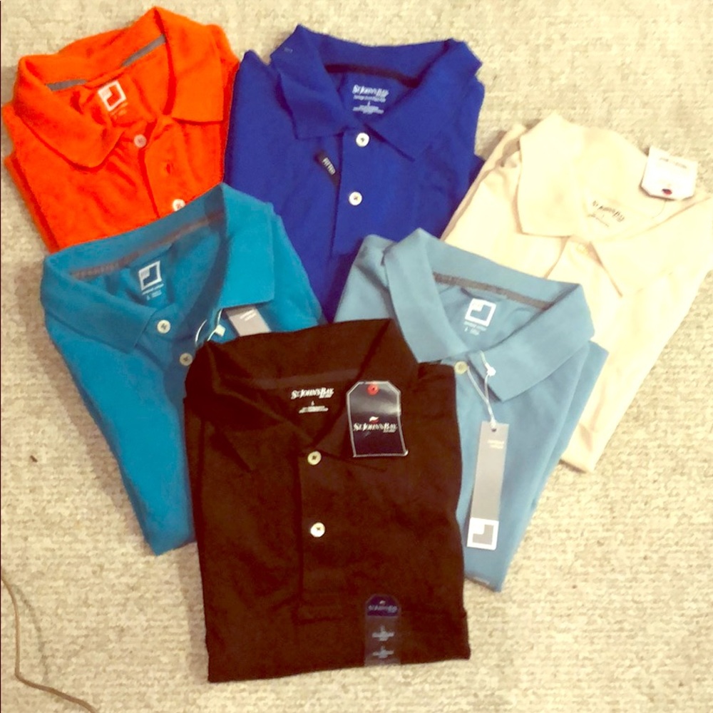 Bundle Sale- NWT 6 Men’s Short Sleeve Polo Shirts.